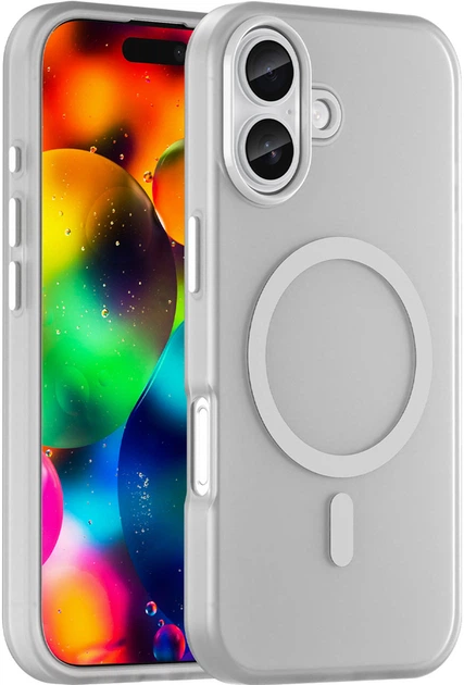 Панель Hurtel Magnetic Abrasive для Apple iPhone 17 White (5907769379727) - зображення 3