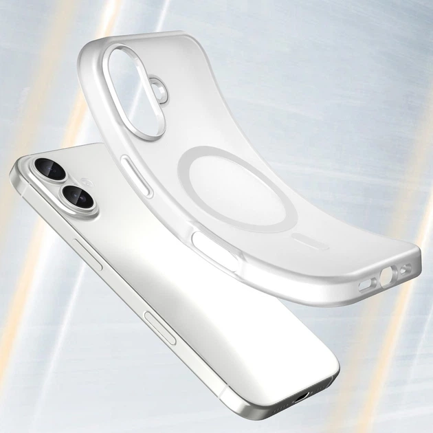 Панель Hurtel Magnetic Abrasive для Apple iPhone 17 White (5907769379727) - зображення 5