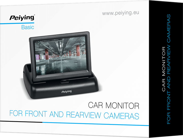 Monitor samochodowy Peiying PY0107 4.3" (5901890036993) - obraz 5