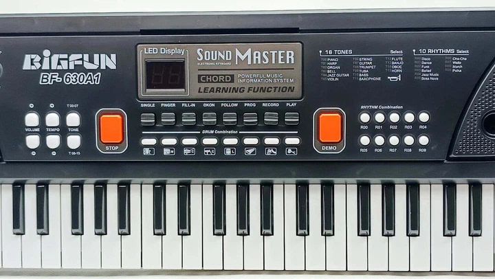 Дитячий синтезатор BigFun BF-630A1 — 61 клавіша, мікрофон, запис