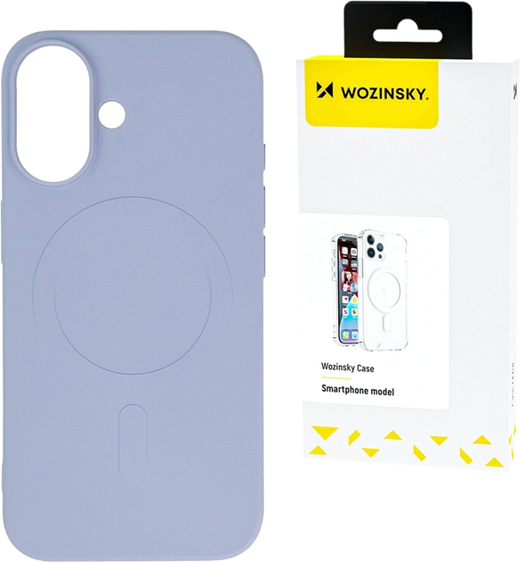 Etui Wozinsky Liquid Silicone Case MagSafe do Samsung Galaxy S25 Violet (5907769370465) - obraz 2