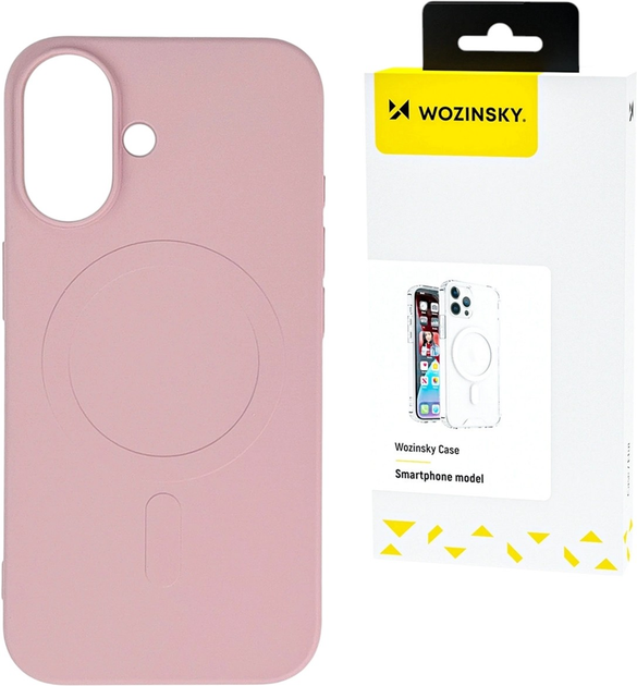 Панель Wozinsky Liquid Silicone Case MagSafe для Samsung Galaxy S25 Ultra Pink (5907769369469) - зображення 2