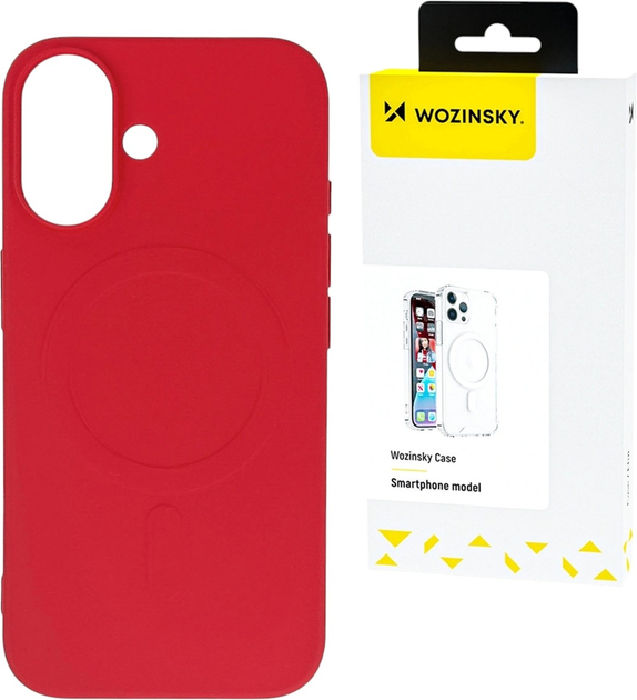 Etui Wozinsky Liquid Silicone Case MagSafe do Samsung Galaxy S25+ Red (5907769369957) - obraz 2