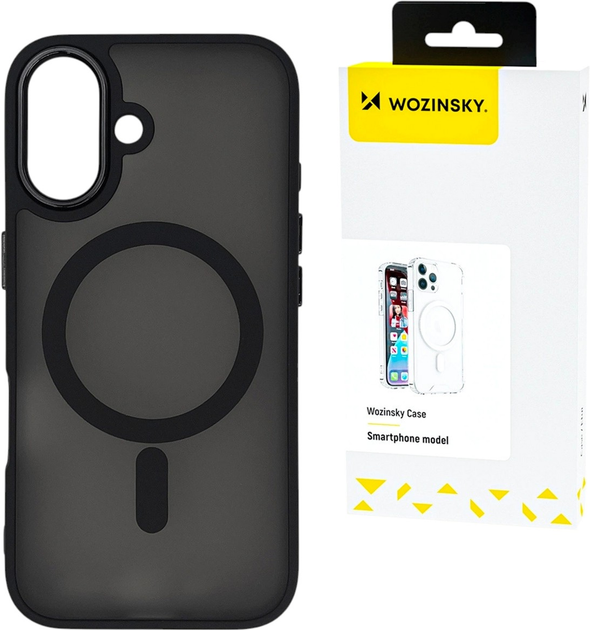 Etui Wozinsky Fashion Case MagSafe do Samsung Galaxy S25+ Black (5907769370052) - obraz 3