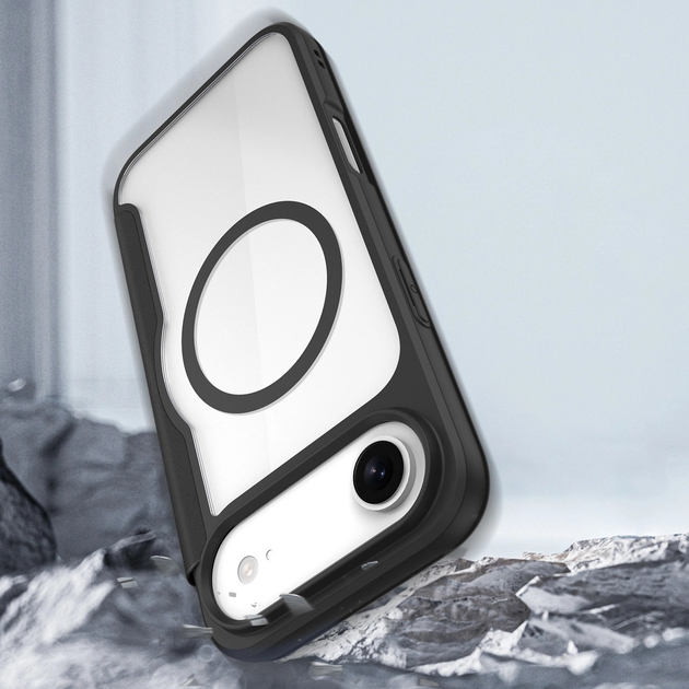 Etui z klapką Dux Ducis Skin X Pro MagSafe do Apple iPhone 17 Air Black (6971824153699) - obraz 7