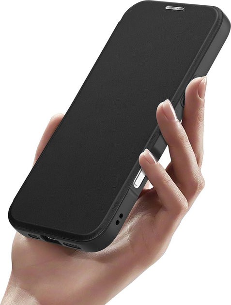 Etui z klapką Dux Ducis Skin X Pro MagSafe do Apple iPhone 17 Pro Black (6971824153729) - obraz 3