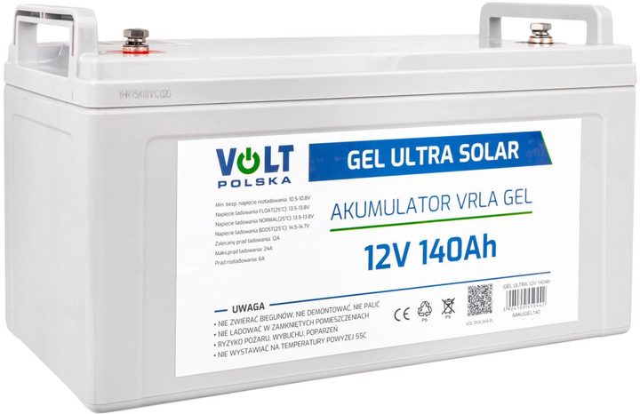 Akumulator Volt Polska GEL ULTRA SOLAR 12V 140Ah (5904100450442) - obraz 3