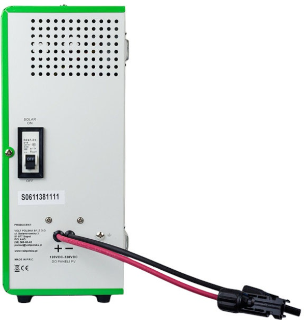 Сонячний інвертор для нагрівання води Volt Polska Green Boost mppt 3000T Terminal 120 - 350 VDC (5904100451746) - зображення 6
