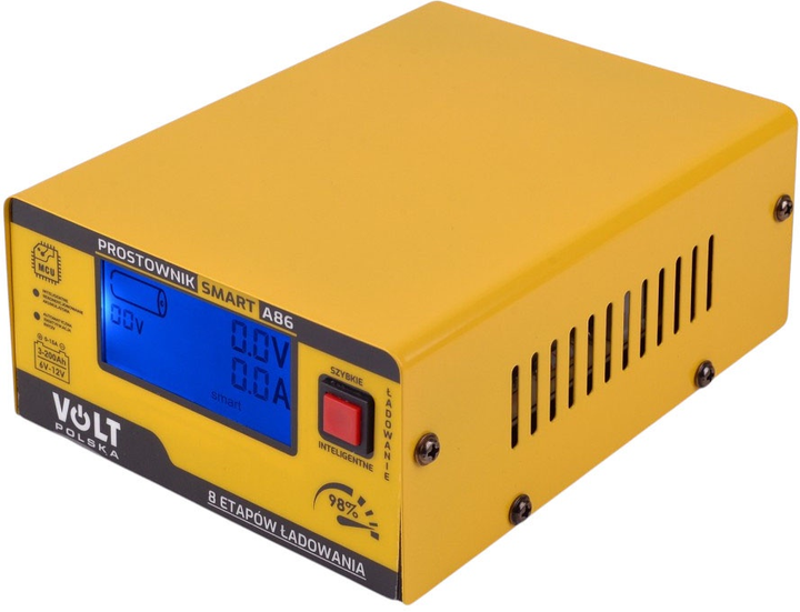Prostownik akumulatorowy Volt Polska SMART 6V/12V 15A A86 (5903760240080) - obraz 1