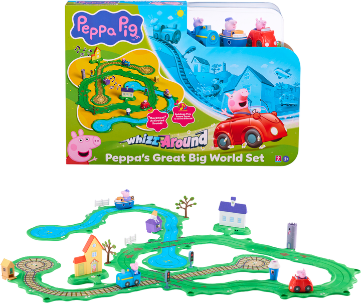 Zestaw do zabawy Peppa Pig z figurkami Wielki świat (5029736083472) - obraz 2