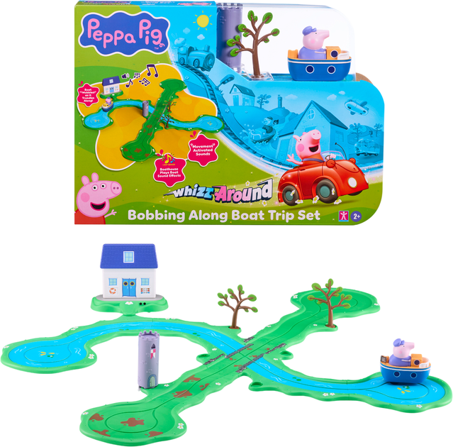 Zestaw do zabawy Peppa Pig z figurkami Stacja promowa (5029736083458) - obraz 2