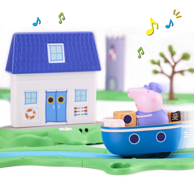Zestaw do zabawy Peppa Pig z figurkami Stacja promowa (5029736083458) - obraz 4