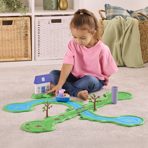 Zestaw do zabawy Peppa Pig z figurkami Stacja promowa (5029736083458) - obraz 5