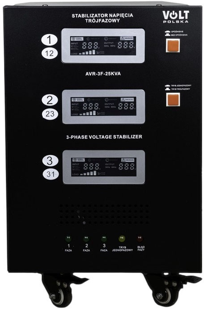 Стабілізатор Volt AVR PRO 25000VA 3% 3F (5904100451449) - зображення 2