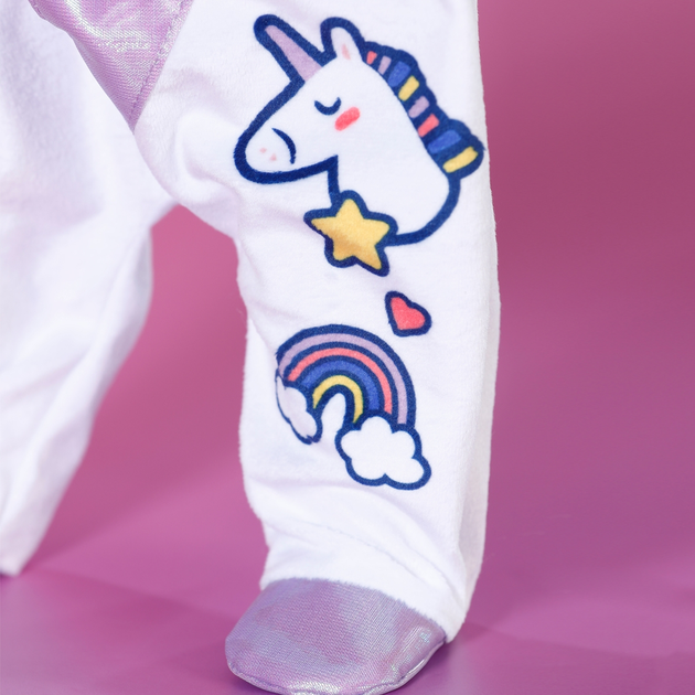 Ubranko dla lalki Baby Born Kombinezon jednorożca 43 cm 838266 (4001167838266) - obraz 8
