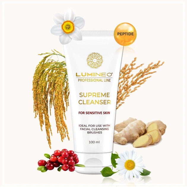 Szczoteczka do twarzy Lumineo Brush Pro 4 końcówki + żel do skóry wrażliwej turkusowa (5904726872772) - obraz 7