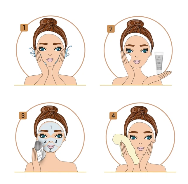 Szczoteczka do twarzy Lumineo Sonic perłowa + żel do wszystkich rodzajów skóry (5904726872734) - obraz 13