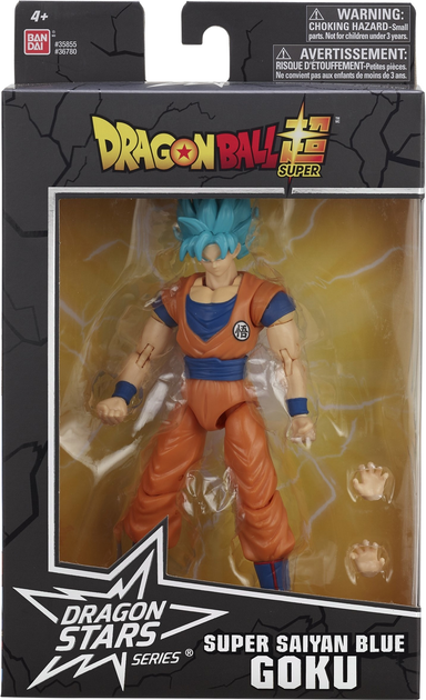 Figurka postaci z anime Bandai Dragon Ball Super Dragon Stars Super Saiyan Niebieski Goku 36780 (3296580367801) - obraz 5