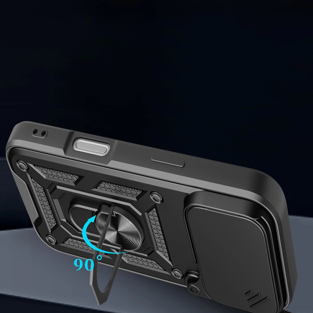 Панель Hurtel Hybrid Armor Camshield для Apple iPhone 17 Pro Black (5907769379390) - зображення 3