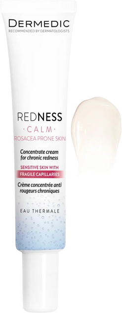 Krem do twarzy Dermedic Redness Calm na trądzik różowaty 40 ml (5901643176501) - obraz 2
