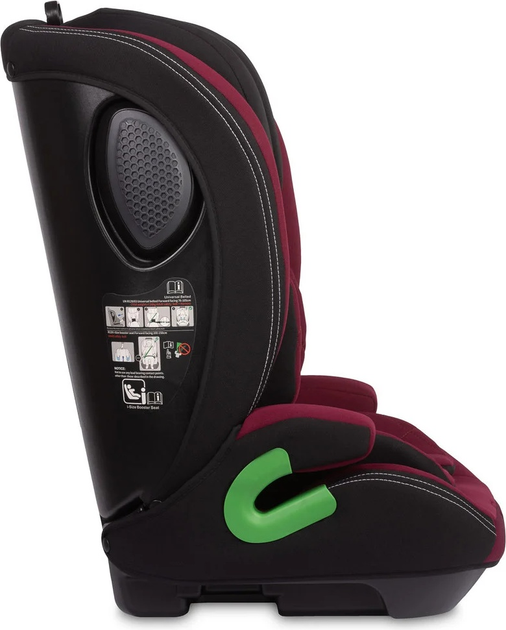 Fotelik samochodowy Caretero Vivo I-Size Isofix od 76 cm do 150 cm Burgundy TERO-2052 (5903076321725) - obraz 4