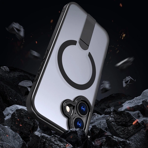 Etui Hurtel Hybrid Armor X do Apple iPhone 17 Black (5907769379451) - obraz 6