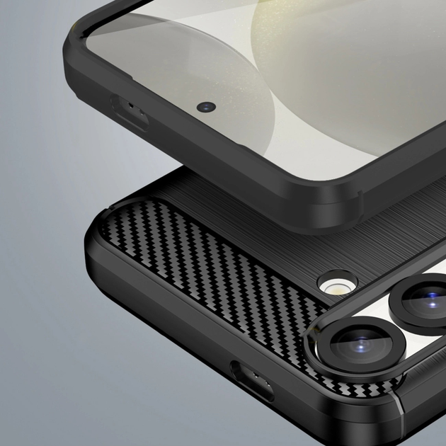 Панель Hurtel Carbon Case Flexible Silicone для Google Pixel 10 Black (5907769378263) - зображення 7