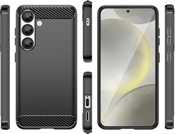 Панель Hurtel Carbon Case Flexible Silicone для Google Pixel 10 Pro Black (5907769378270) - зображення 3