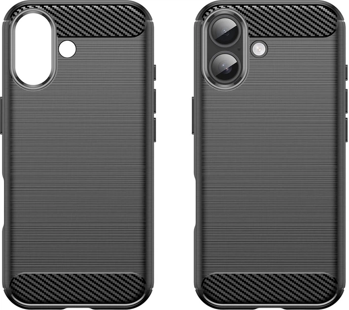 Etui plecki Hurtel Carbon Case do Apple iPhone 17 Black (5907769379512) - obraz 3