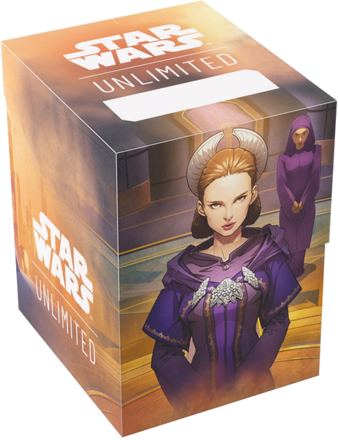 Pudełko na karty Gamegenic Star Wars Unlimited Card Game Soft Crate Palpatine/Padme Amidala (4251715419281) - obraz 1