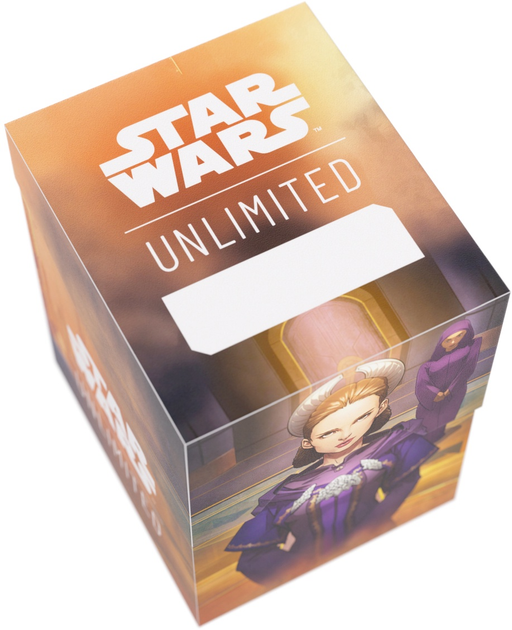 Pudełko na karty Gamegenic Star Wars Unlimited Card Game Soft Crate Palpatine/Padme Amidala (4251715419281) - obraz 3