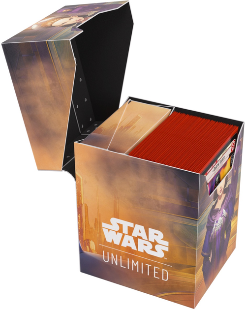 Pudełko na karty Gamegenic Star Wars Unlimited Card Game Soft Crate Palpatine/Padme Amidala (4251715419281) - obraz 7