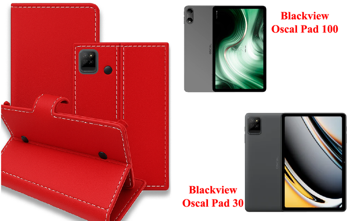 Книга-трансформер Armor для планшета Blackview Oscal Pad 100, Oscal Pad 30, цвет Red - Фото 1 Книга-трансформер Armor для планшета Blackview Oscal Pad 100, Oscal Pad 30, цвет Red - изображение 1