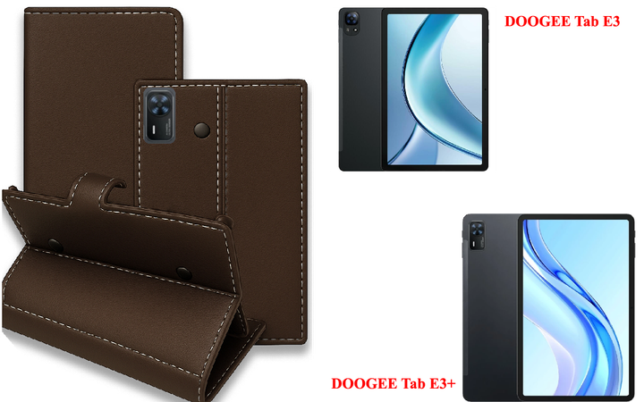 Книжка-трансформер Armor для планшета DOOGEE Tab E3, DOOGEE Tab E3+, колір Braun - Фото 1 Книжка-трансформер Armor для планшета DOOGEE Tab E3, DOOGEE Tab E3+, колір Braun - зображення 1
