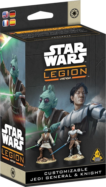 Dodatek do gry planszowej Atomic Mass Games Star Wars Legion 2.0: Customizable Jedi General & Knight (841333132903) - obraz 1