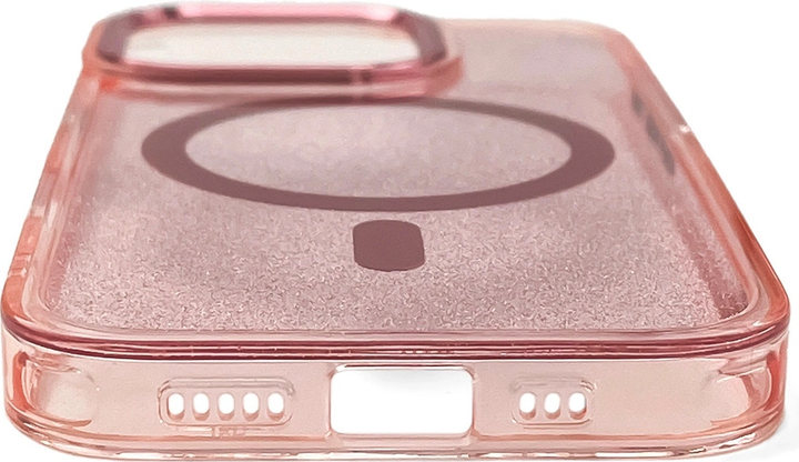 Etui plecki Hurtel Glitter Case MagSafe Compatible do Apple iPhone 17 Pro Max Pink (5907769380426) - obraz 4