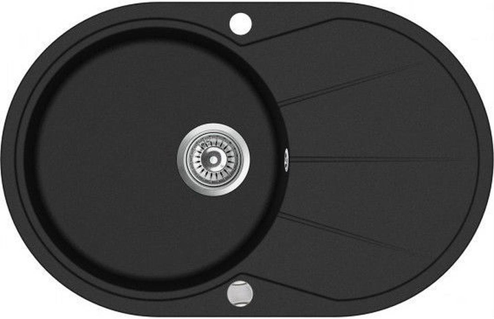 Zlewozmywak AquaSanita Clarus SR101 Czarny (000051023595) - obraz 1