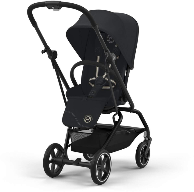 Прогулянкова коляска спортивна Cybex Eezy S Twist+ 2 BLK Magic Black Gold 524000087 (4063846450220) - зображення 2