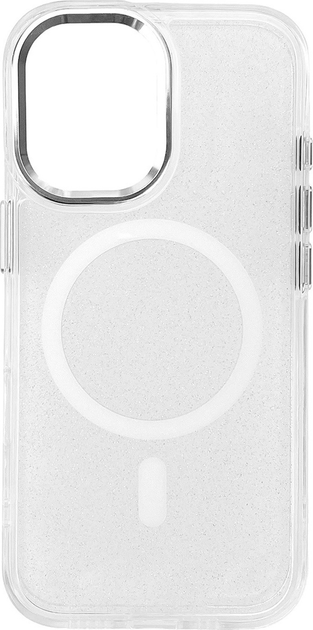 Панель Hurtel Glitter Case with MagSafe для Samsung Galaxy S25 Edge White (5907769376337) - зображення 1