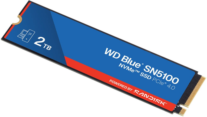 Dysk SSD Western Digital SN5100 2TB M.2 2280 NVMe PCIe 4.0 x4 3D CBA NAND (WDS200T5B0E-00CPE0) - obraz 3