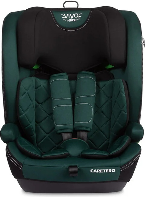 Fotelik samochodowy Caretero Vivo I-Size Isofix od 76 cm do 150 cm Szmaragdowy TERO-2053 (5903076321732) - obraz 2
