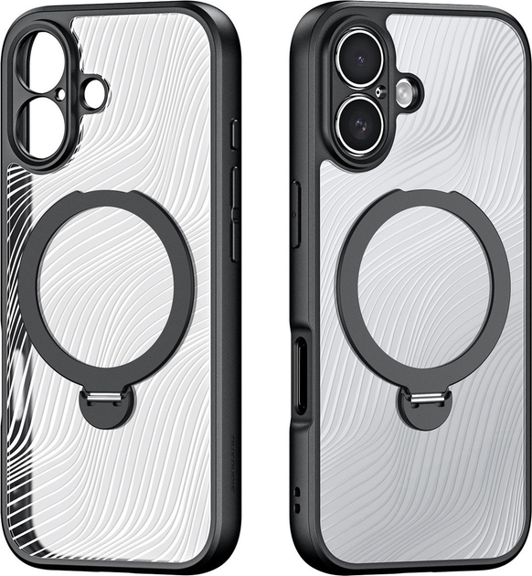 Панель Dux Ducis Aimo Mag Case with Magnetic Ring and Stand для Apple iPhone 17 Black (6971824153347) - зображення 2