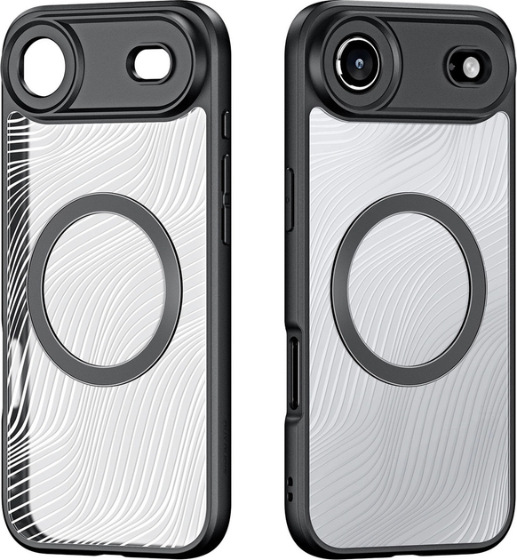 Панель Dux Ducis Aimo Mag Case with Magnetic Ring для Apple iPhone Air Black (6971824153316) - зображення 2