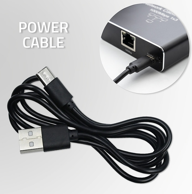 Rozdzielacz sieciowy Qoltec Ethernet mini SWITCH 1 x 4 RJ45 1000Mb/s USB-C (5901878522937) - obraz 10