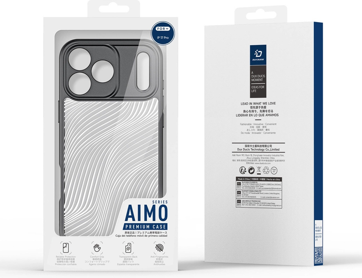 Панель Dux Ducis Aimo Case для Apple iPhone 17 Pro Black (6971824153286) - зображення 3