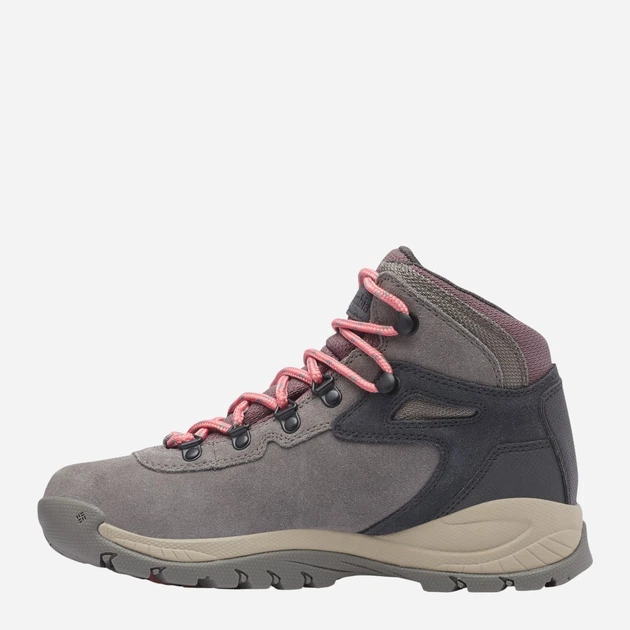 Buty trekkingowe damskie niskie Columbia Newton Ridge Plus Waterproof Amped 1718821009 37 (6US) Szary/Różowy (195981616620) - obraz 4