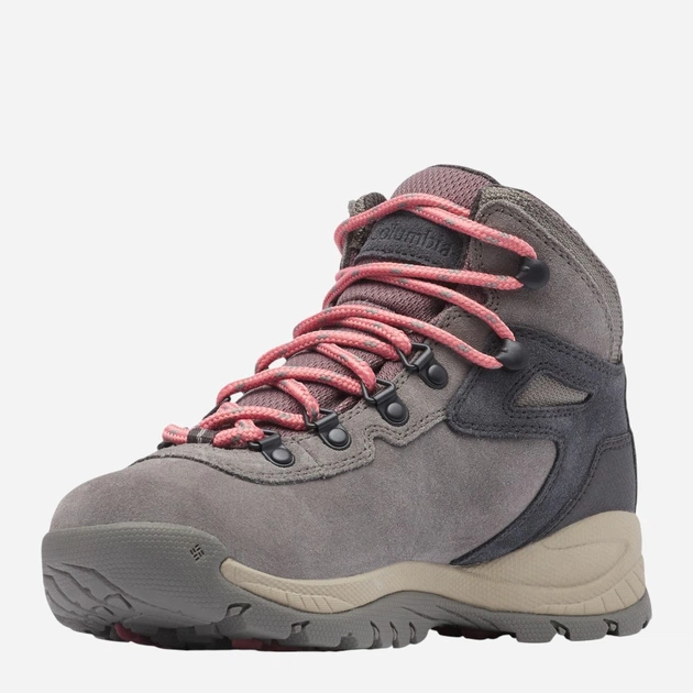 Buty trekkingowe damskie niskie Columbia Newton Ridge Plus Waterproof Amped 1718821009 40.5 (9.5US) Szary/Różowy (195981616699) - obraz 6
