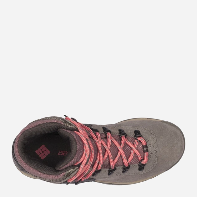 Buty trekkingowe damskie niskie Columbia Newton Ridge Plus Waterproof Amped 1718821009 41 (10US) Szary/Różowy (195981616569) - obraz 9