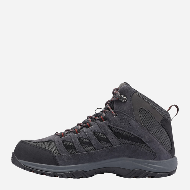 Buty trekkingowe męskie Columbia Crestwood Mid Waterproof 2100641089 43.5 (10.5US) Ciemnoszare (195981558562) - obraz 3