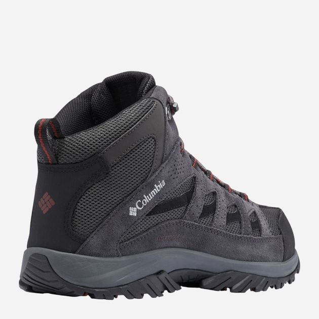 Buty trekkingowe męskie Columbia Crestwood Mid Waterproof 2100641089 43.5 (10.5US) Ciemnoszare (195981558562) - obraz 6